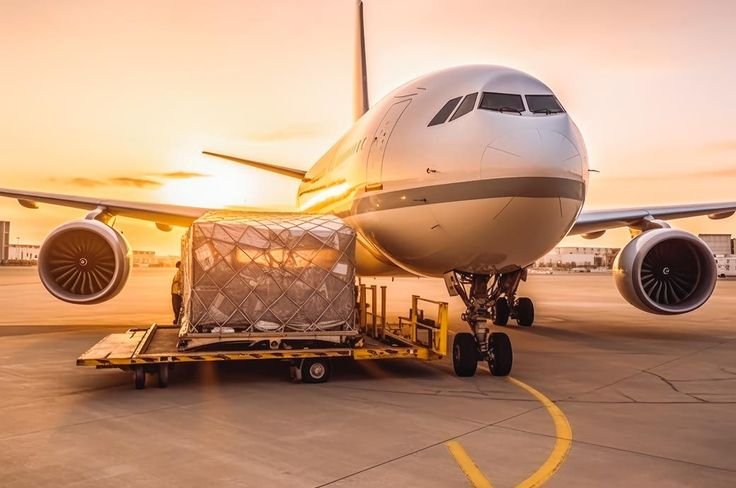 Air courier delivery boy handing over parcel in Delhi NCR